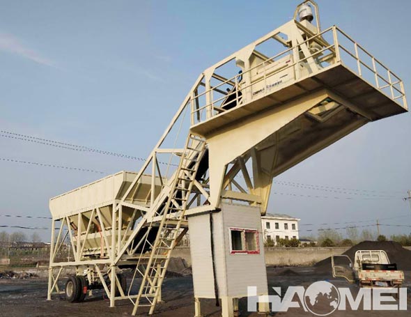 portable concrete batch plant