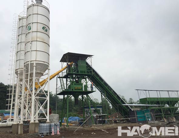 batching plant for ready mixed concrete