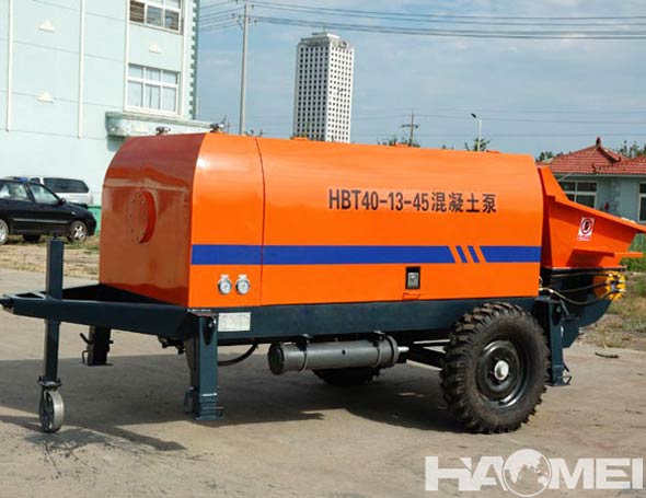 trailer concrete pump for sale