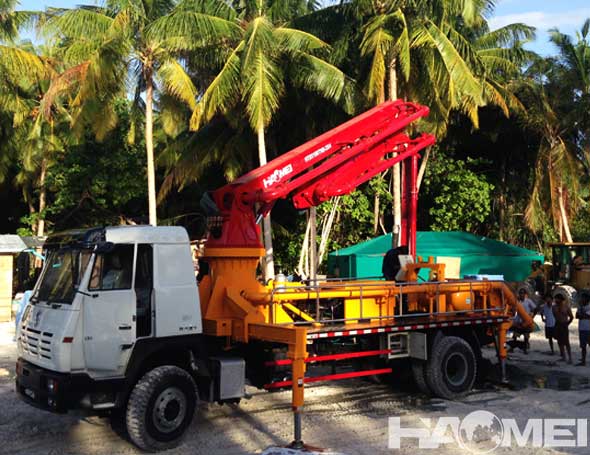 concrete pump truck for sale