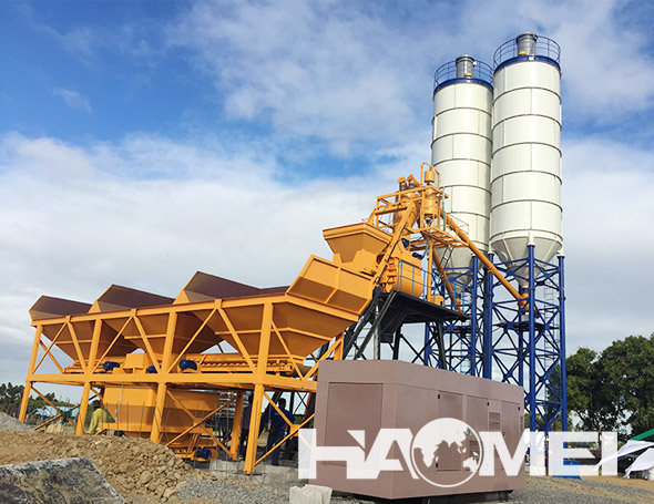 skip concrete batching plants