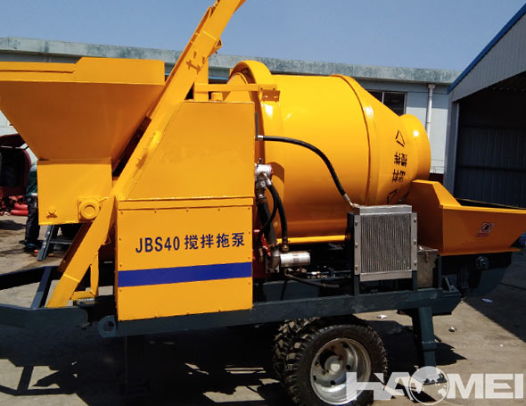 concrete mixer pump machine price