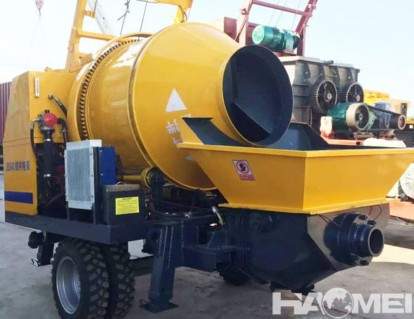 cement mixer with pump