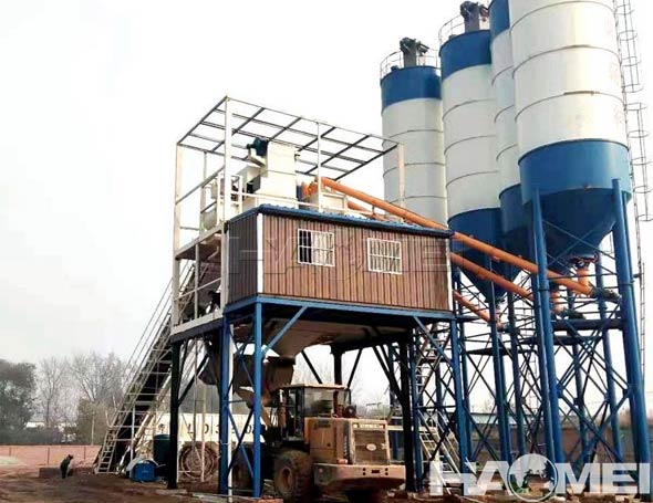 china stationary concrete batching plant manufacturers