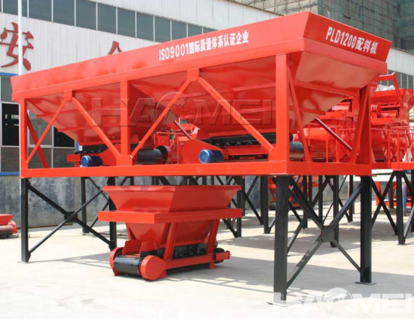 concrete batcher machine