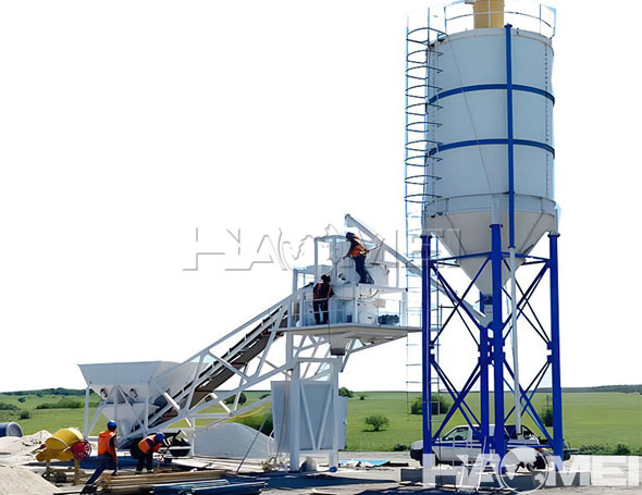 mobile batching plant price
