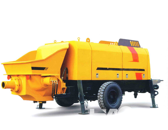 trailer concrete pump