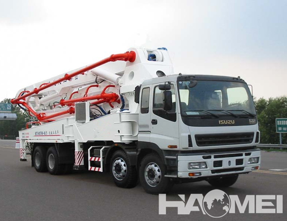 concrete pump truck