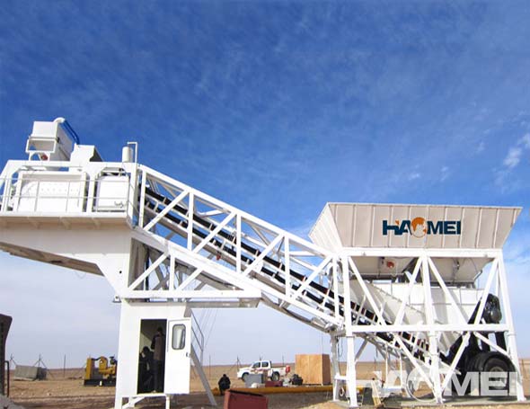 mobile concrete batching plant