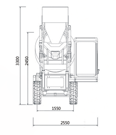 universal self loading mixer price