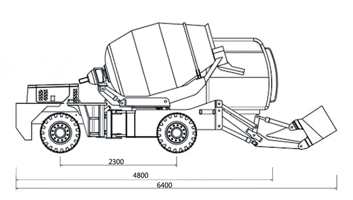 schwing stetter self loading concrete mixer price