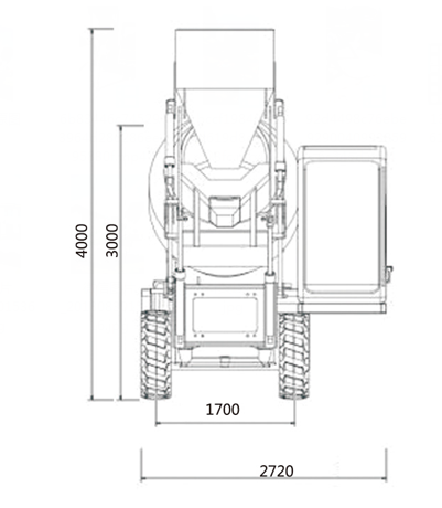 self loading cement mixer china