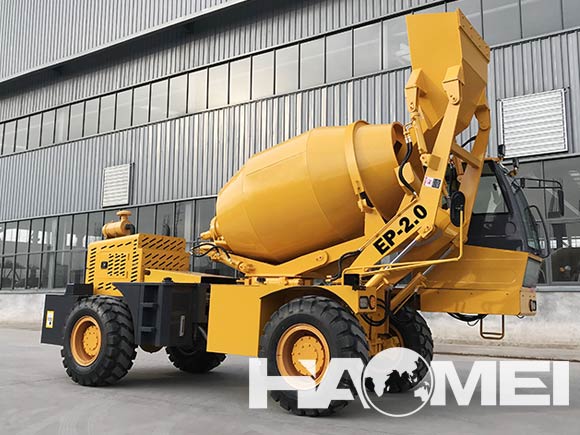 self loading mobile concrete mixer for sale