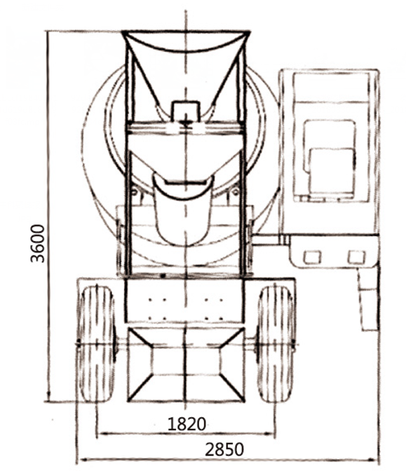 self loading mobile concrete mixer cost