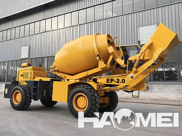 Self Loading Concrete Mixer —