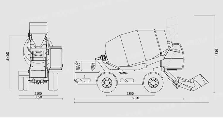 self loading transit mixer for sale