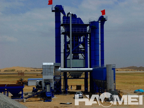 asphalt mixing plant for road construction