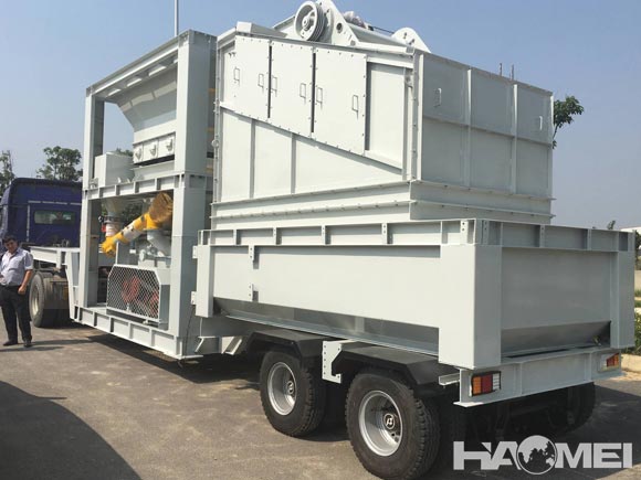 mobile hot mix plant