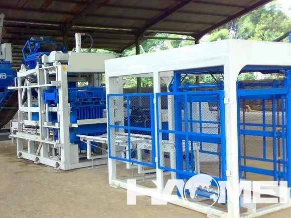 concrete block machine