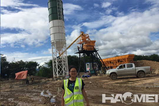 volumetric concrete batching plant