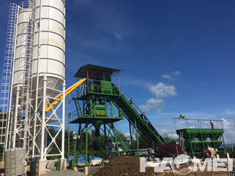 stationary concrete batching plant price