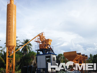 use of concrete production plant