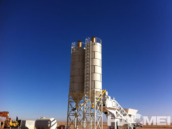 mobile automatic concrete batching plant