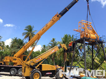 automatic concrete batching plant