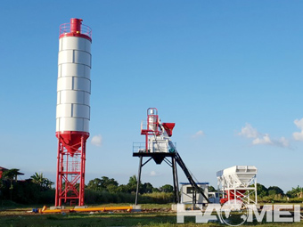 hzs50 concrete batching plants