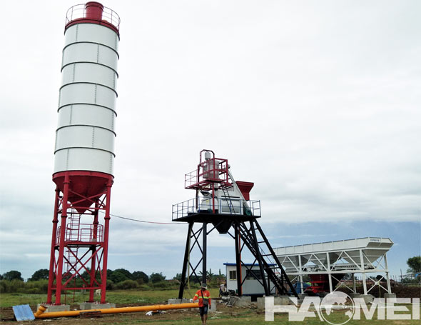 concrete batching plant hzs50 in philippines