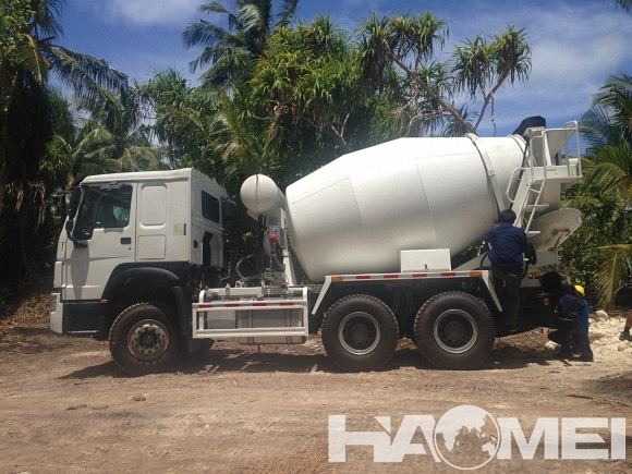 concrete mixer truck
