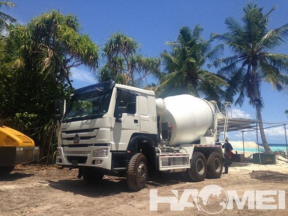 6x4 concrete mixer truck