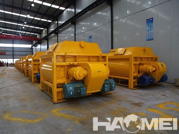 large concrete mixer