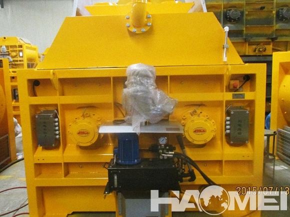 large concrete mixer