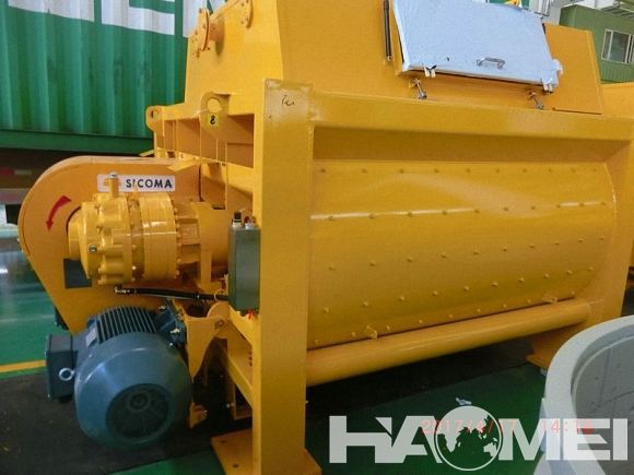 twin shaft concrete mixer