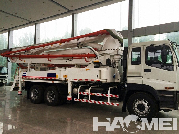 concrete pump truck capacity