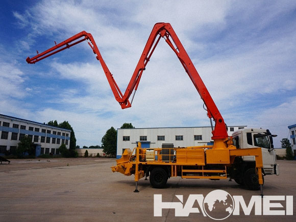 concrete pump truck hopper