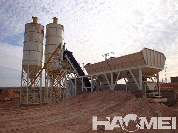 ready mixed mobile concrete batching plant
