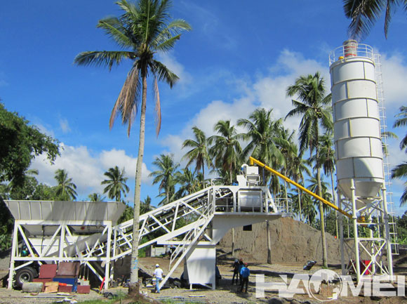YHZS60 Mobile Concrete Batching Plant