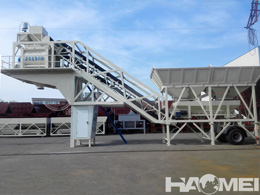 china mobile concrete batching plant