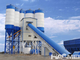 stationary concrete mixer plants