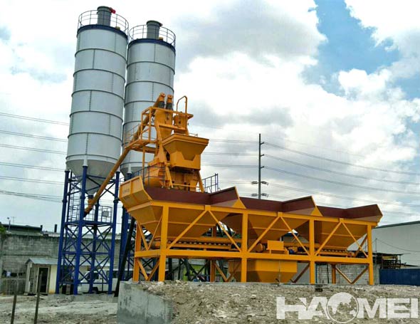 stationary concrete mixer plant manufacturer