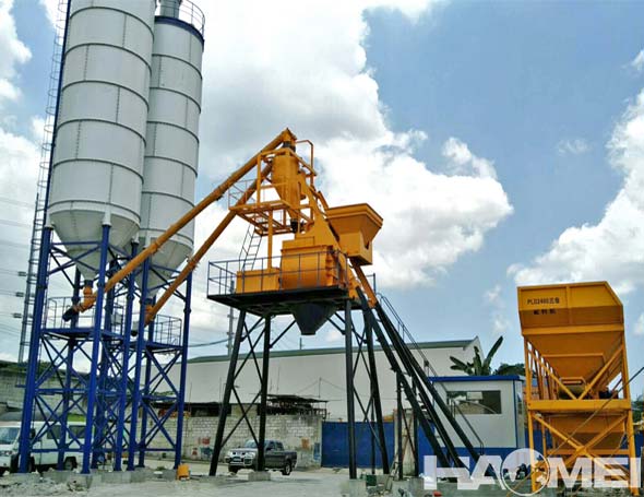 stationary concrete mixer plant manufacturers