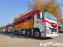 concrete boom pump trucks