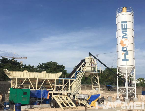 portable concrete plant