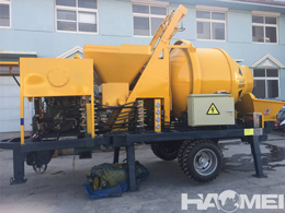 concrete mixer with pump machine price list