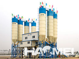 setting up batching plant