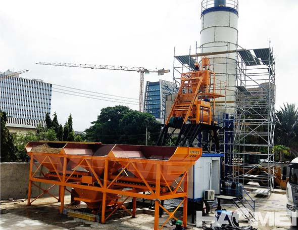 js750 concrete batching plant