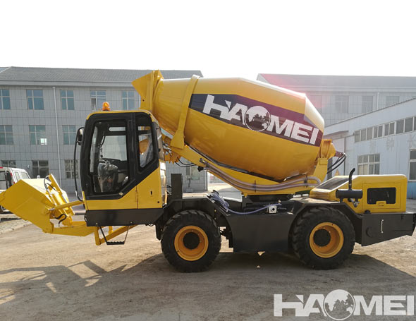 self loading mobile concrete mixer truck factory
