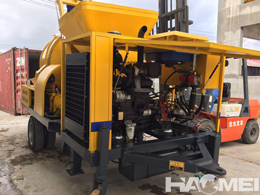 concrete mixer and pumping machines